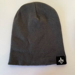 AIR Knitted Winter Beanie Hat Grey. unisex, men or woman. One Size